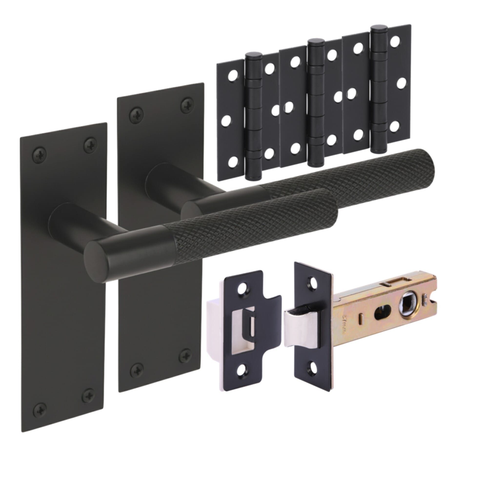 Dexra Diamond Cut Matt Black Handle Pack