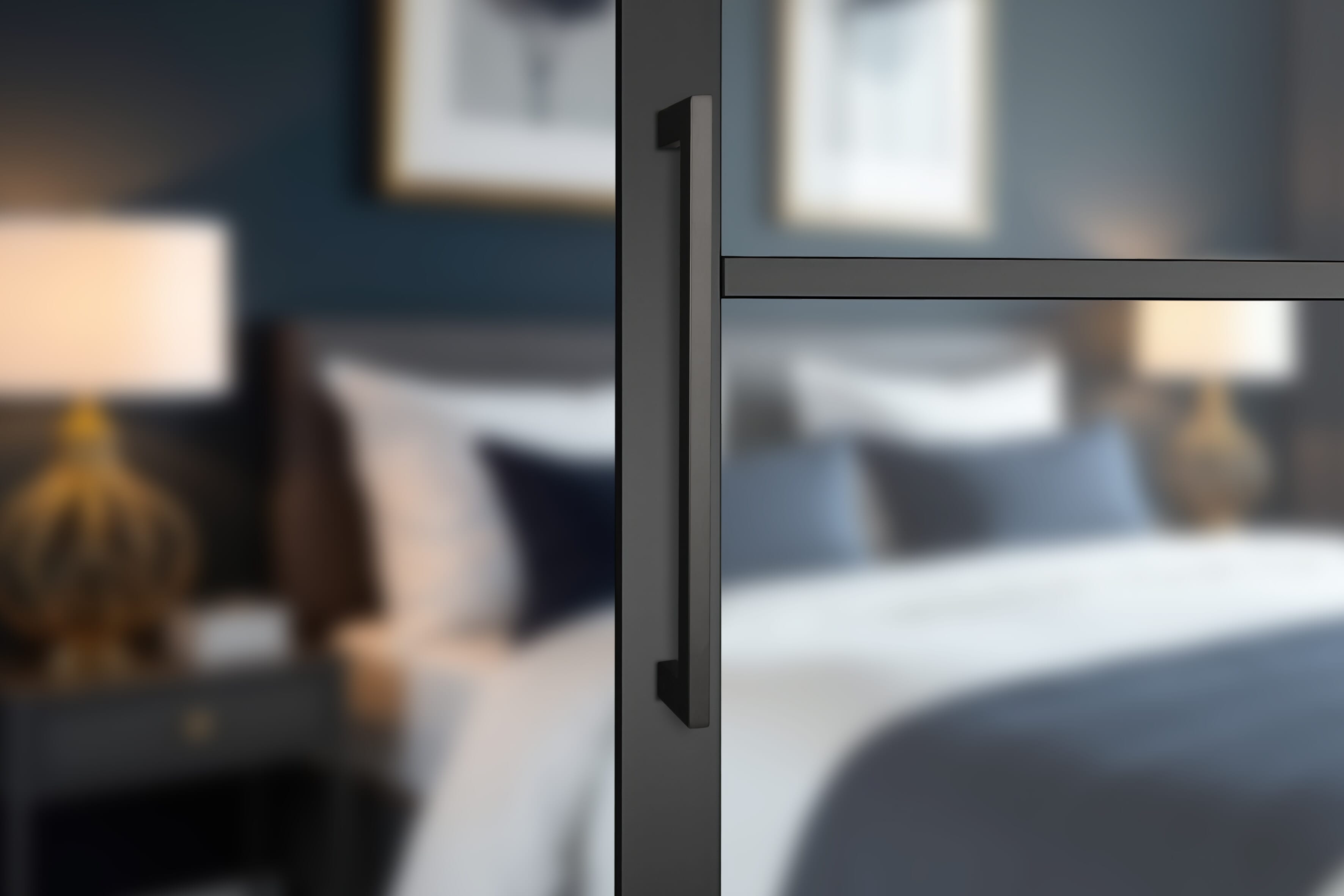 19x319mm - Square Handle with Magnetic Catch