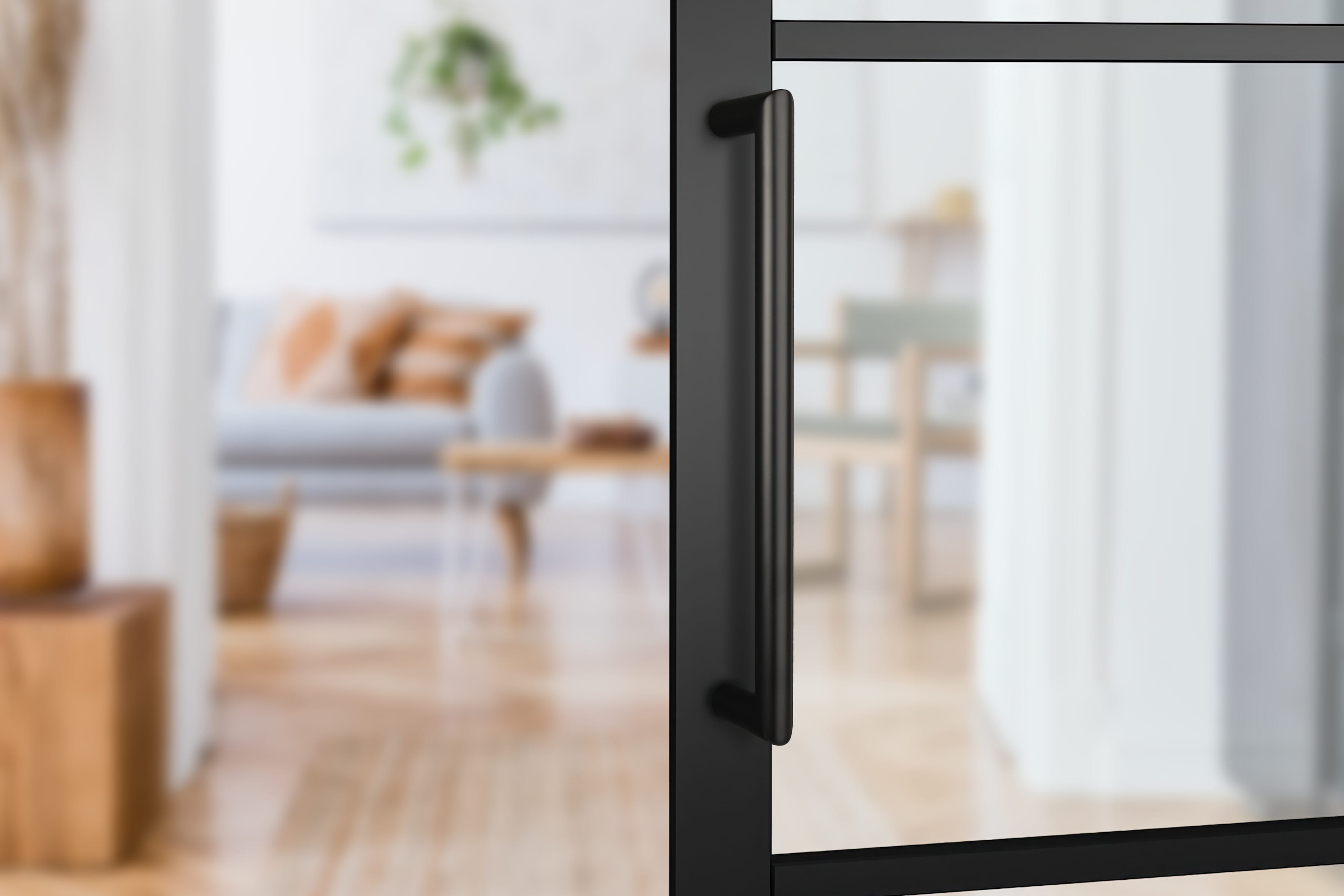 19x319mm - Square Handle with Magnetic Catch