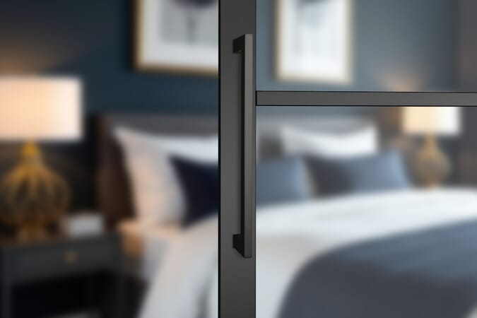 19x319mm - Rounded Handle with Magnetic Catch
