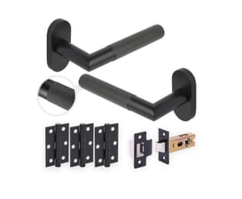 Apex Knurled Urban Matt Black Handle Pack