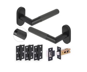 Apex Knurled Urban Matt Black Handle Pack