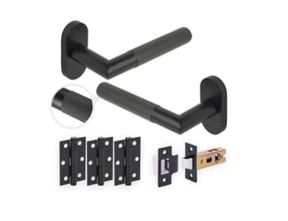 Apex Knurled Urban Matt Black Handle Pack