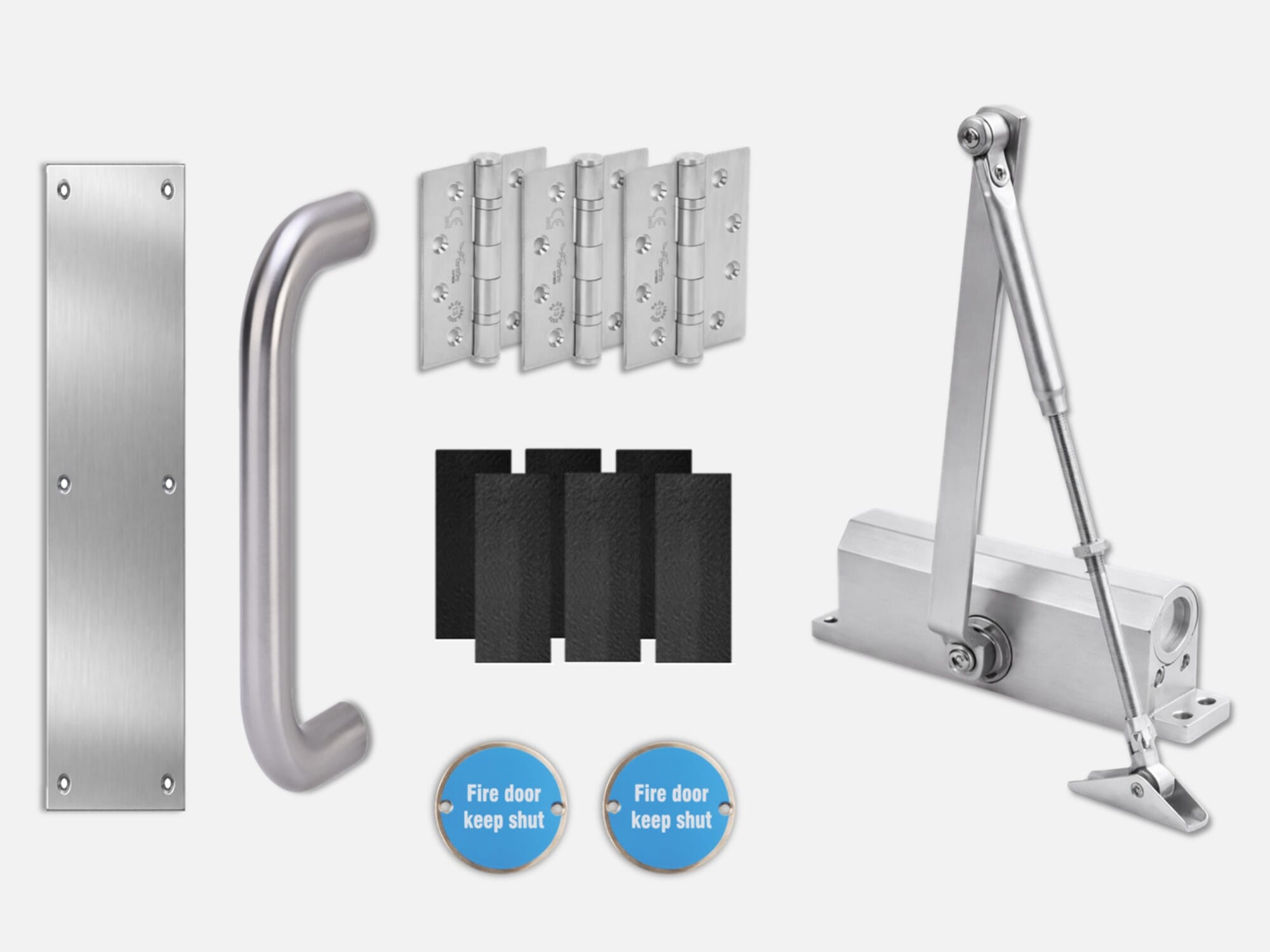 Core Commercial Fire Door Push/ Pull Handle Pack