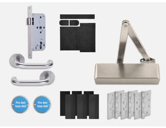 Pro Commercial Fire Door Return to Door Handle Pack