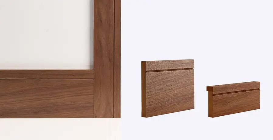 Deanta Walnut Door Lining - Prefinished