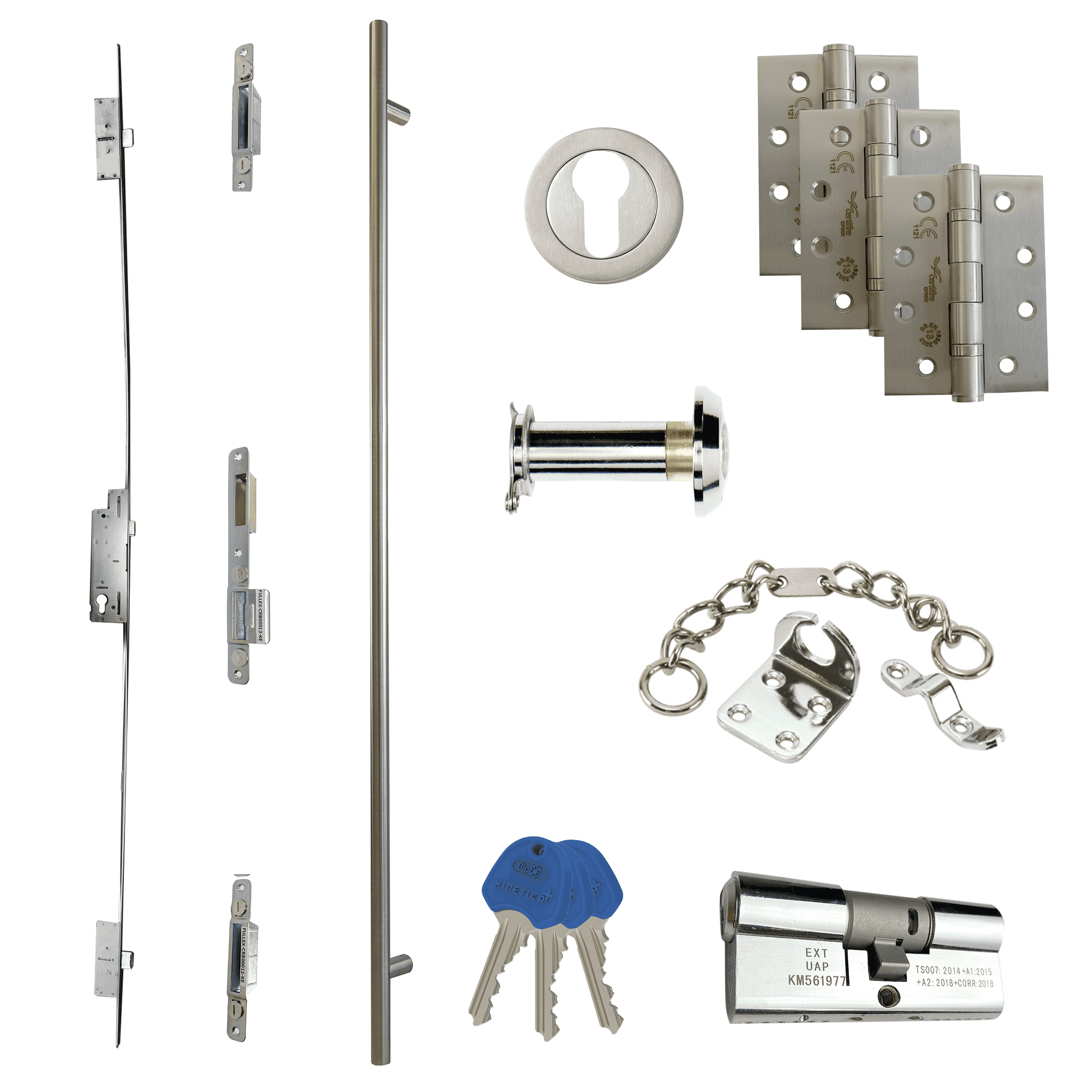 1400mm Steel Circular Pull Handle