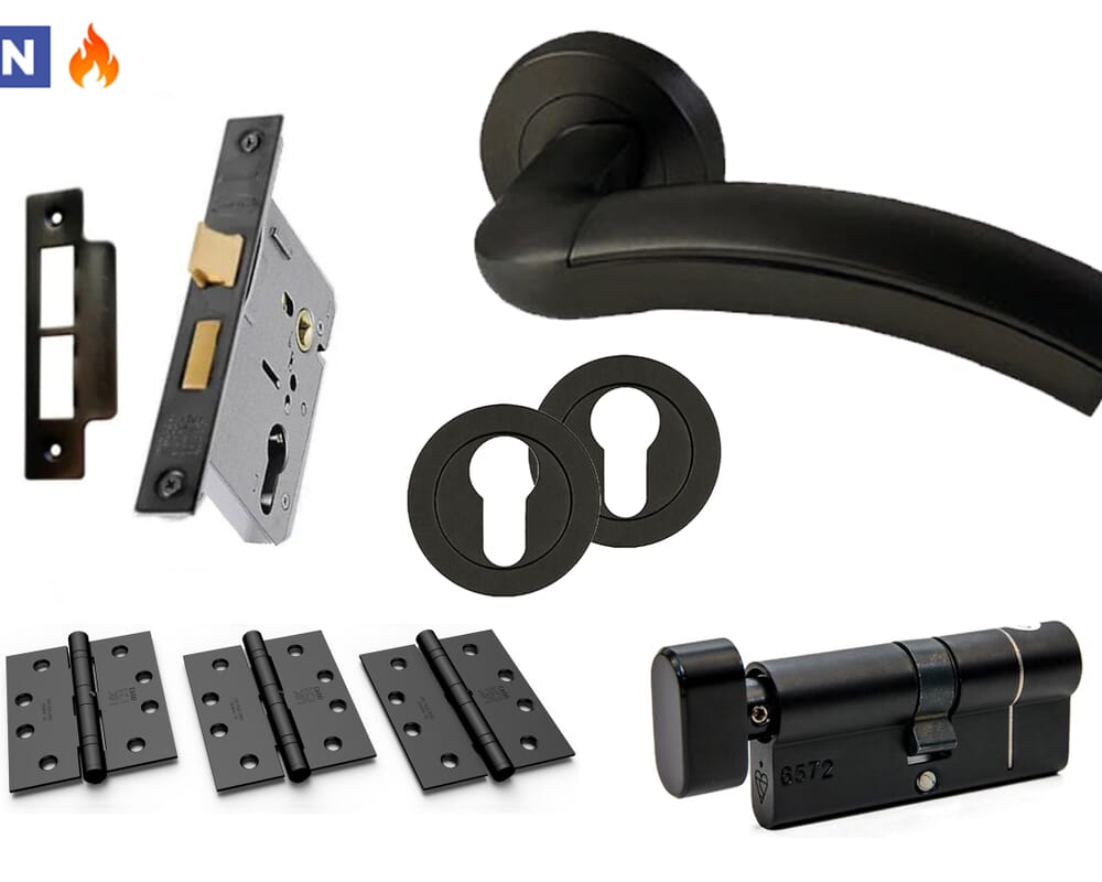 FD30 Fire Door Euro Sash Lock Pack
