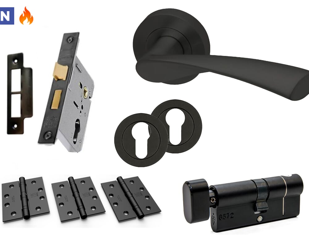 FD30 Fire Door Euro Sash Lock Pack