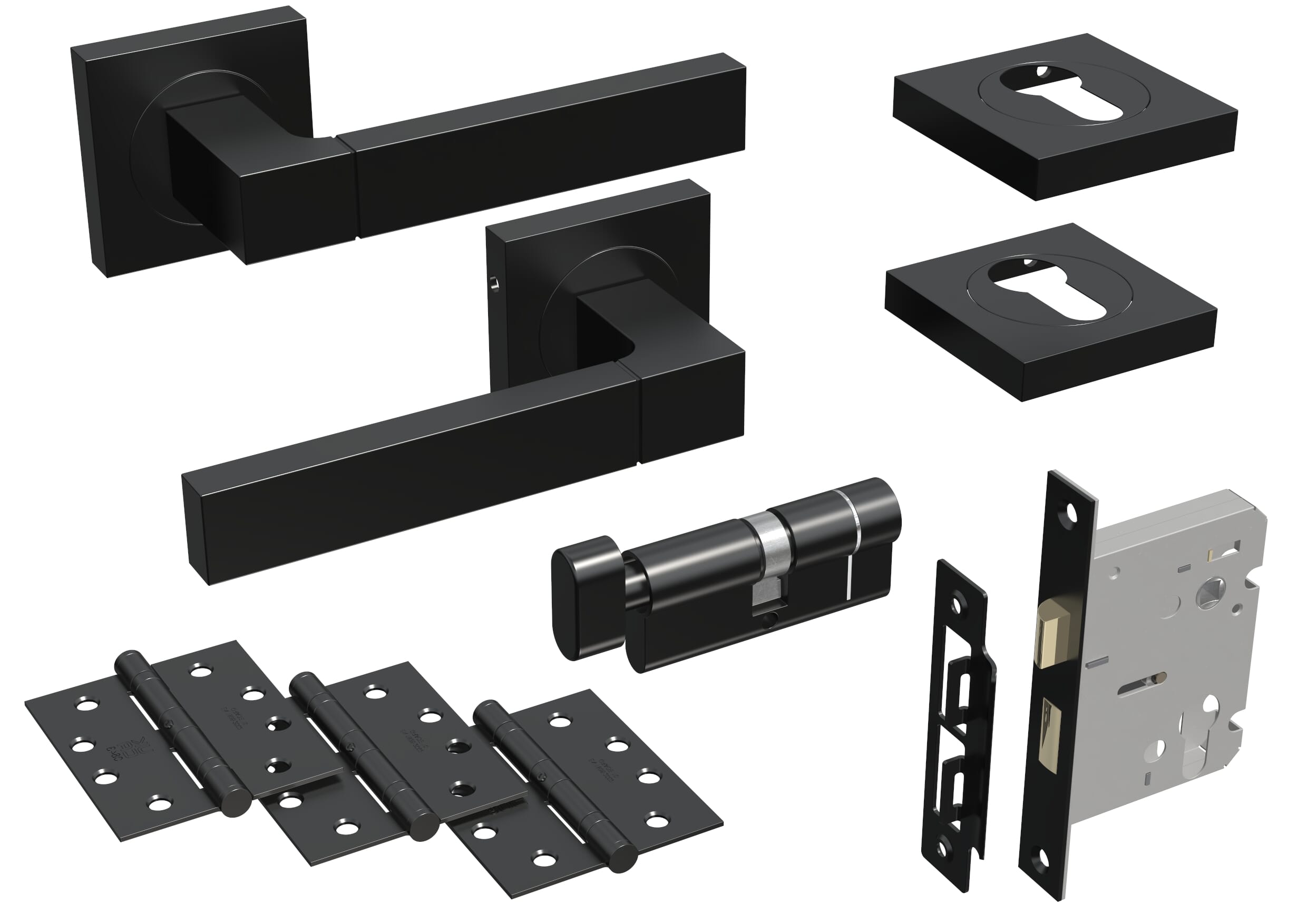 FD30 Fire Door Euro Sash Lock Pack