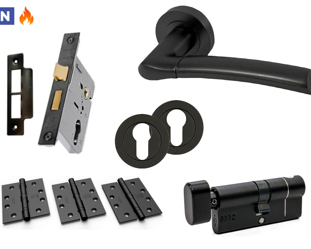 FD30 Fire Door Euro Sash Lock Pack