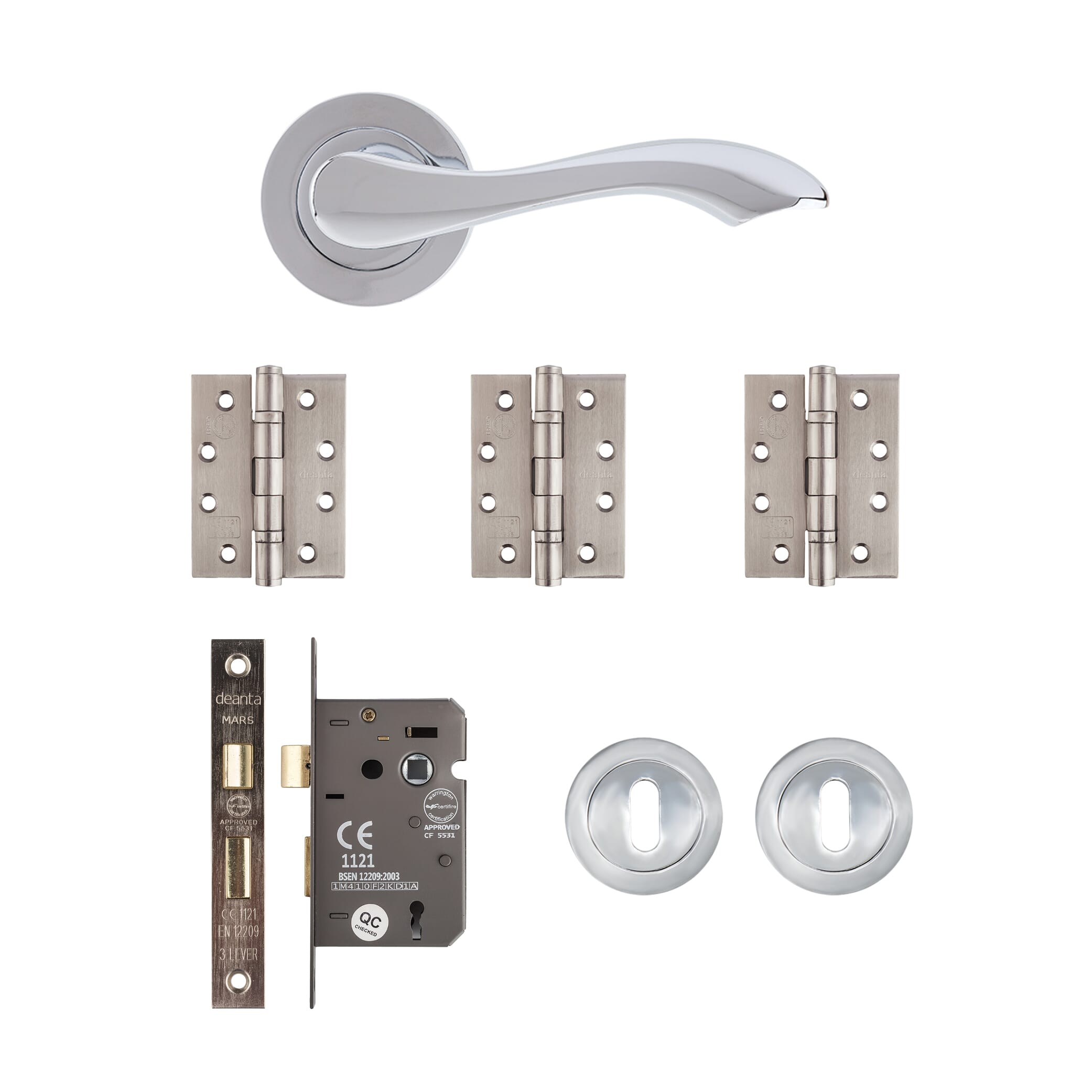 FD30 Fire Door Mortice Sash Lock Pack
