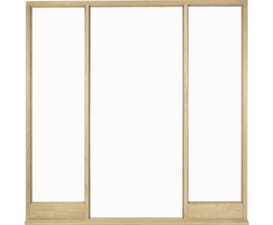 Solid Oak External Vestibule Frame for Direct Glazing