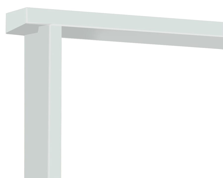 LPD White Primed Door Lining With Loose Stops