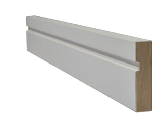 LPD White Primed Single Groove Architrave