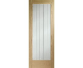 Suffolk P10 Glazed Oak - Prefinished Internal Doorset