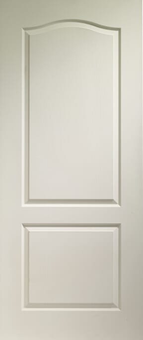 Classique 2 Panel - White Moulded Internal Door Set