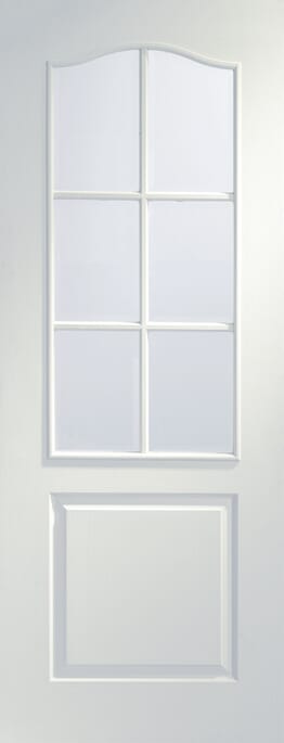 Classique 6 Light - White Moulded Internal Door Set