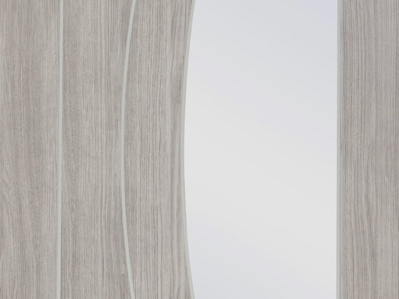 Salerno White Grey Laminate - Clear Glass Internal Door Set Price Comparisons | Compare The Build