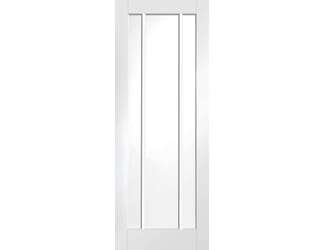 Worcester White - Clear Glass FD30 Fire Door Set