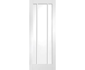 Worcester White - Clear Glass FD30 Fire Door Set