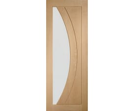 Salerno Oak - Clear Glass Internal Door Set