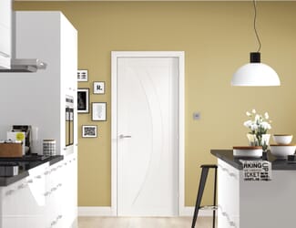 Salerno White Internal Door Set