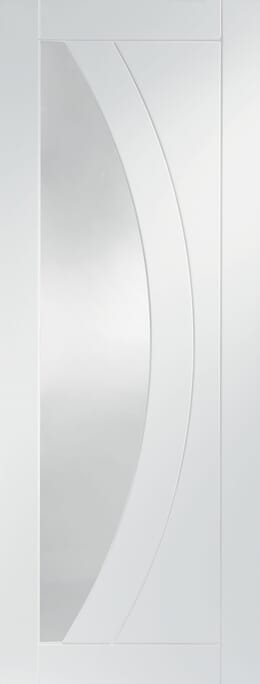 Salerno White - Clear Glass Internal Door Set