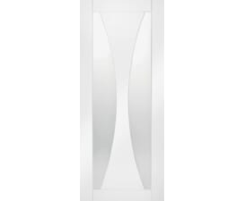 Verona White - Clear Glass Internal Door Set