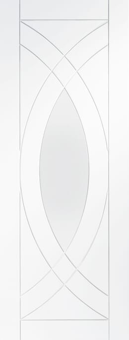 Treviso White - Clear Glass Internal Door Set