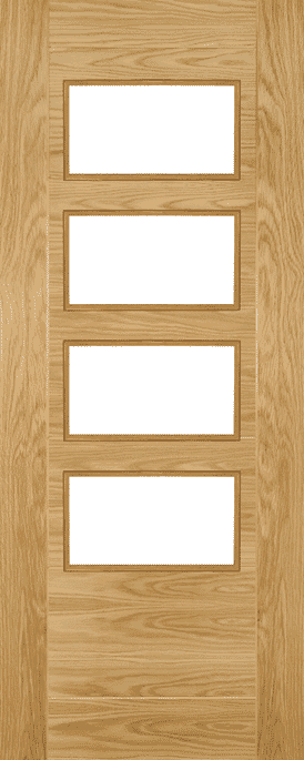 Seville Oak 4L Prefinished Internal Door Set