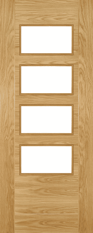 Seville Oak 4L Prefinished Internal Door Set