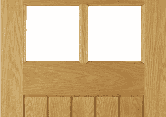 Ely Glazed Oak - Prefinished Internal Door Set
