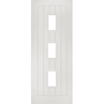 Ely White Glazed Internal Door Set