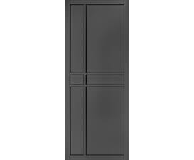 Dalston Black Prefinished Internal Door Set