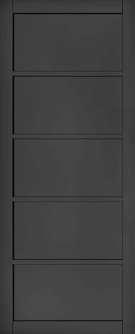 Shoreditch Black Prefinished Internal Door Set