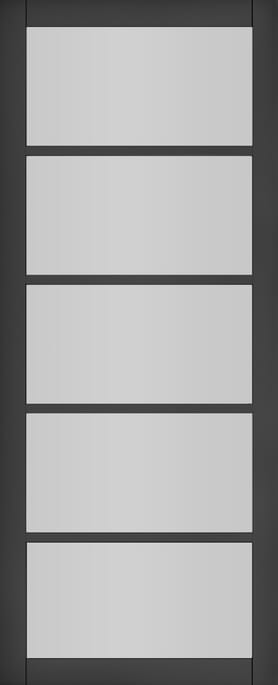 Shoreditch Black Prefinished - Clear Glass Internal Door Set Price Comparisons | Compare The Build
