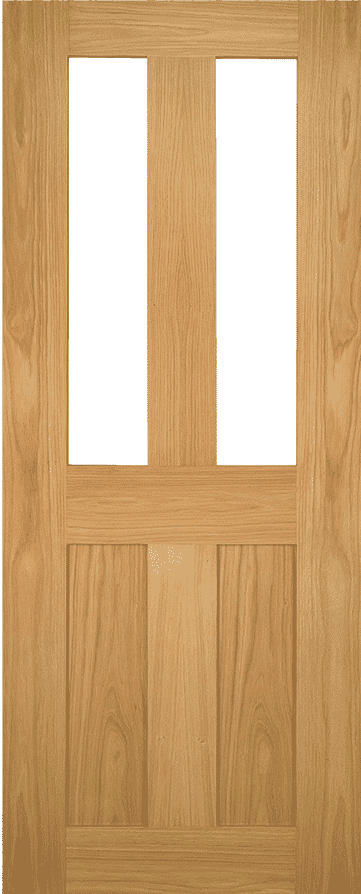 Eton Oak Clear Glazed Internal Door Set