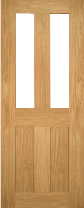 Eton Oak Clear Glazed Internal Door Set