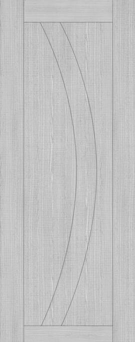 Ravello Light Grey Ash - Prefinished FD30 Fire Door Set