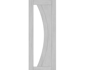 Ravello Light Grey Ash Clear Glazed - Prefinished Internal Door Set