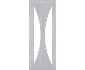 Sorrento Light Grey Ash Clear Glazed - Prefinished Internal Door Set