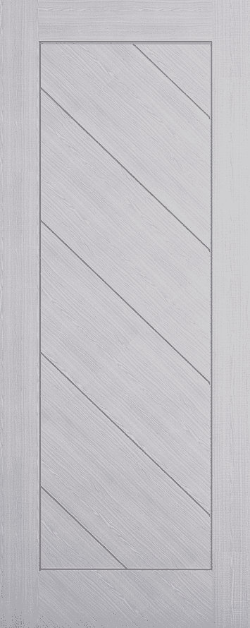 Torino Light Grey Ash - Prefinished FD30 Fire Door Set