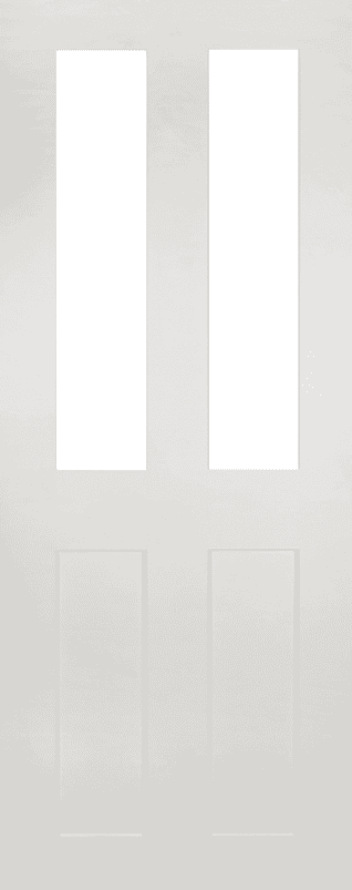 Eton Clear Glazed White Internal Door Set