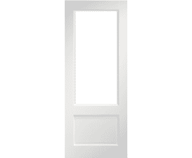 Madison Clear Glazed White Internal Door Set