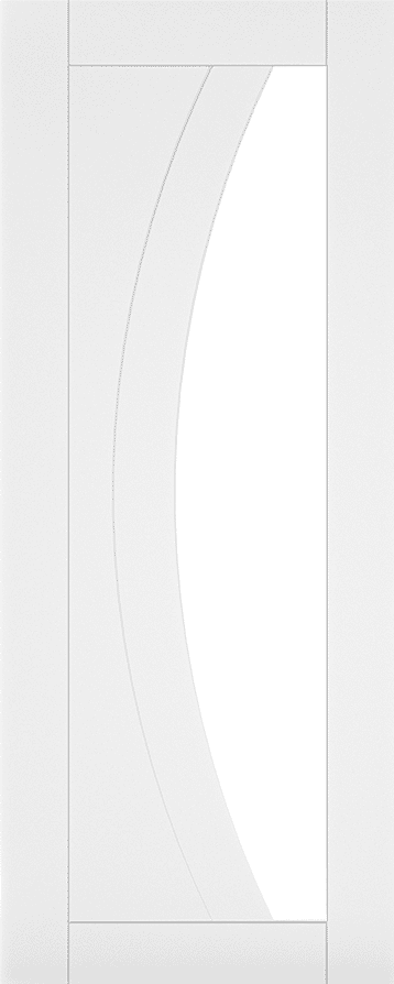 Ravello Clear Glazed White Internal Door Set