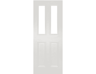 Rochester Clear Glazed White Internal Door Set