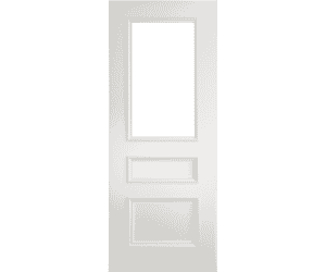 Windsor Clear Glazed White Internal Door Set