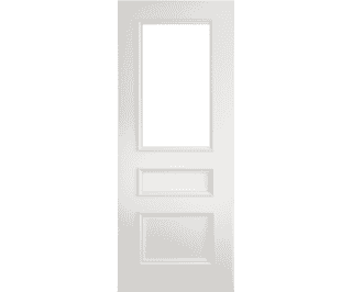 Windsor Clear Glazed White Internal Door Set