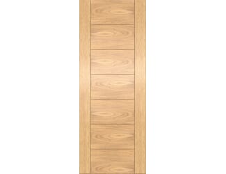 Modern 7 Panel Oak - Prefinished Internal Door Set